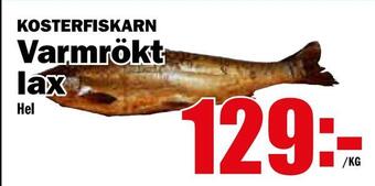 Matdax Varmrökt lax erbjuda