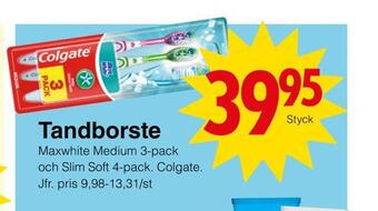 Matöppet Tandborste erbjuda
