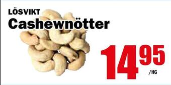Matdax Cashewnötter erbjuda