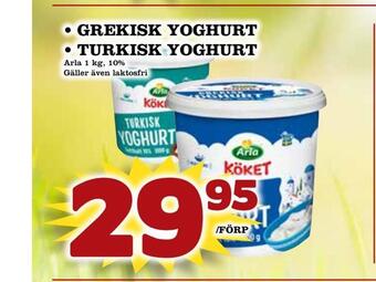 Grekisk yoghurt • turkisk yoghurt