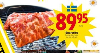 Matöppet Spareribs erbjuda