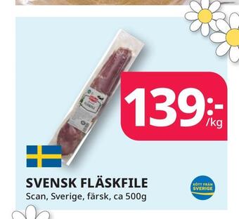 Tempo Svensk fläskfile erbjuda