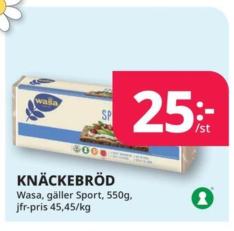 Tempo Knäckebröd erbjuda