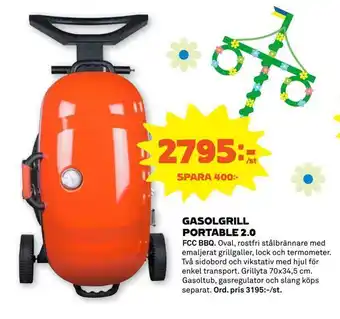 Coop Forum Gasolgrill portable 2,0 erbjuda