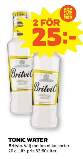 Coop Forum Tonic water erbjuda