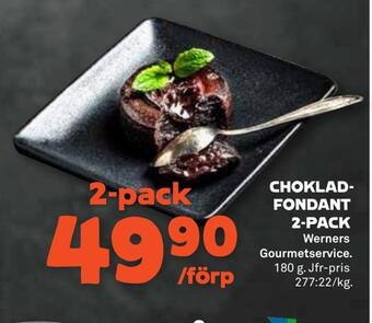Coop Forum Choklad fondant 2-pack erbjuda