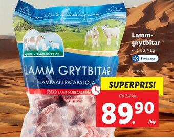 Lidl Lamm-grytbitar erbjuda