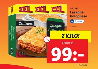 Lidl CULINEA Lasagne bolognese erbjuda