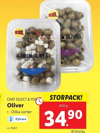 Lidl CHEF SELECT & YOU Oliver erbjuda