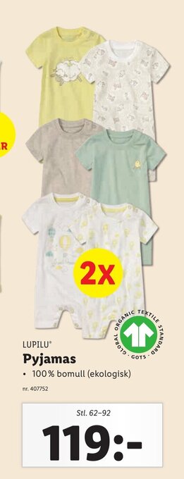 Lidl LUPILUⓇ Pyjamas erbjuda