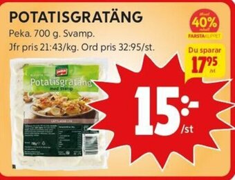 ICA Kvantum POTATISGRATÄNG erbjuda