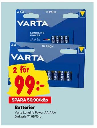 City Gross Batterier erbjuda