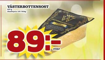 Bonum Matmarknad Västerbottensost erbjuda