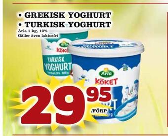 Bonum Matmarknad Grekisk yoghurt • turkisk yoghurt erbjuda