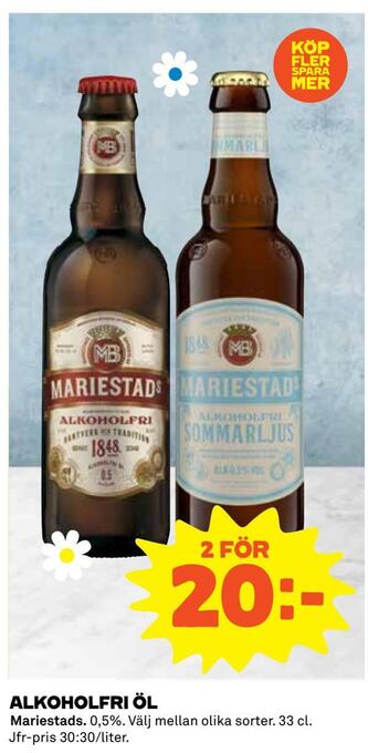 Coop Daglivs Alkoholfri öl erbjuda