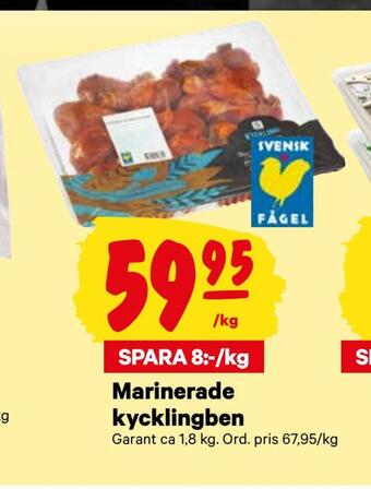 Marinerade kycklingben