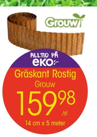 Gräskant rostig