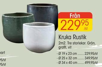 Kruka rustik