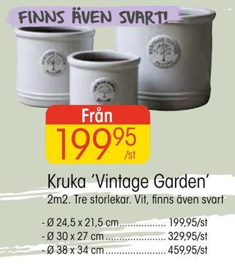 EKO Kruka 'vintage garden' erbjuda