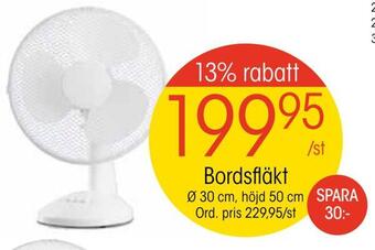 Bordsfläkt