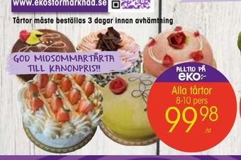 EKO Alla tårtor erbjuda