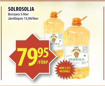 Matvärlden Tensta Solrosolja erbjuda