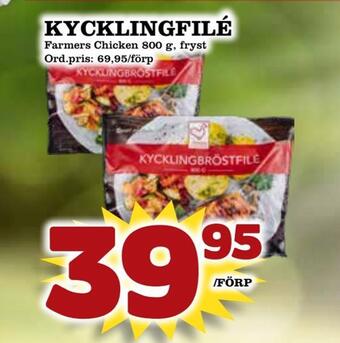 Supergrossen Kycklingfilé erbjuda
