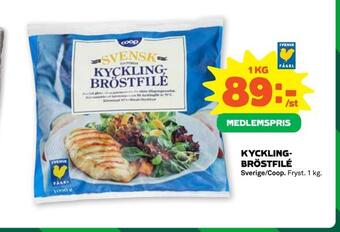 Stora Coop Kyckling- bröstfilé erbjuda