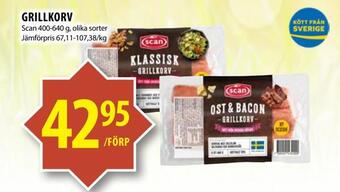 Matvärlden Tensta Grillkorv erbjuda