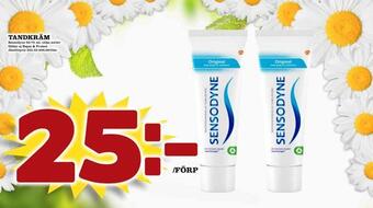 Supergrossen Tandkräm erbjuda