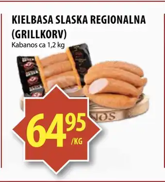 Kielbasa slaska regionalna (grillkorv)
