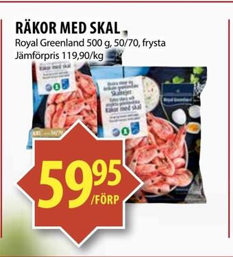 Matvärlden Tensta Räkor med skal erbjuda