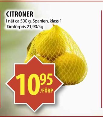 Matvärlden Tensta Citroner erbjuda