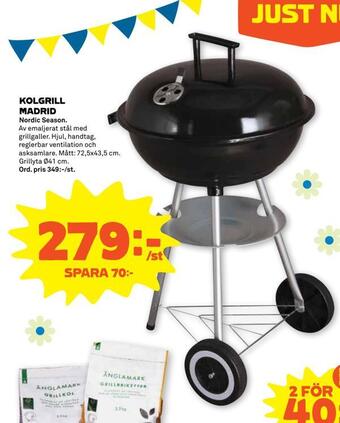 Stora Coop Kolgrill madrid erbjuda
