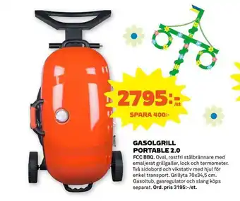 Stora Coop Gasolgrill portable 2,0 erbjuda