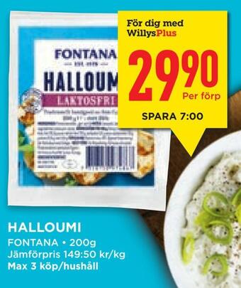 Willys Hemma Halloumi erbjuda