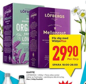 Willys Hemma Kaffe erbjuda