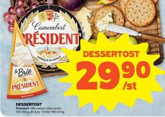 Stora Coop Dessertost erbjuda
