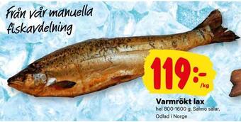 City Gross Varmrökt lax erbjuda