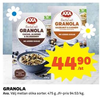 Coop Extra Granola erbjuda