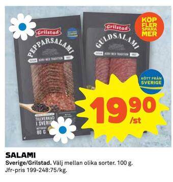 Coop Extra Salami erbjuda