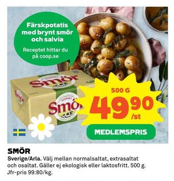 Coop Extra Smör erbjuda