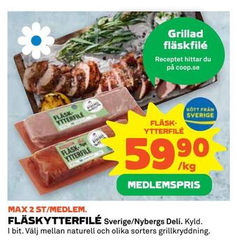 Coop Extra Fläskytterfilé erbjuda