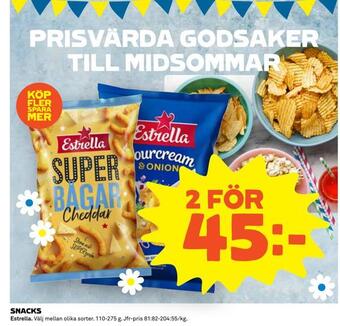 Coop Extra Snacks erbjuda