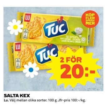 Coop Extra Salta kex erbjuda