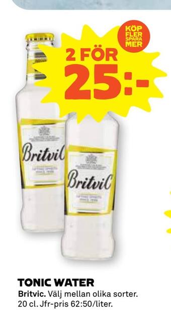 Stora Coop Tonic water erbjuda