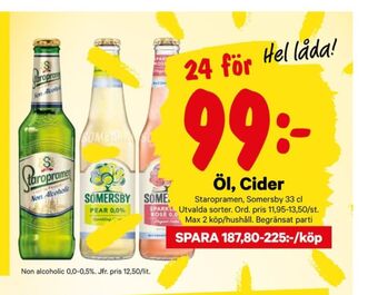 City Gross Staropramen öl erbjuda