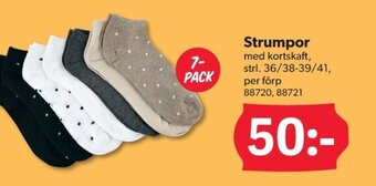 DollarStore Strumpor erbjuda