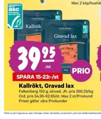 Falkenberg seafood lax