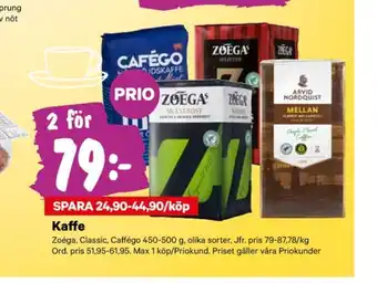 City Gross Skånerost kaffe malet erbjuda